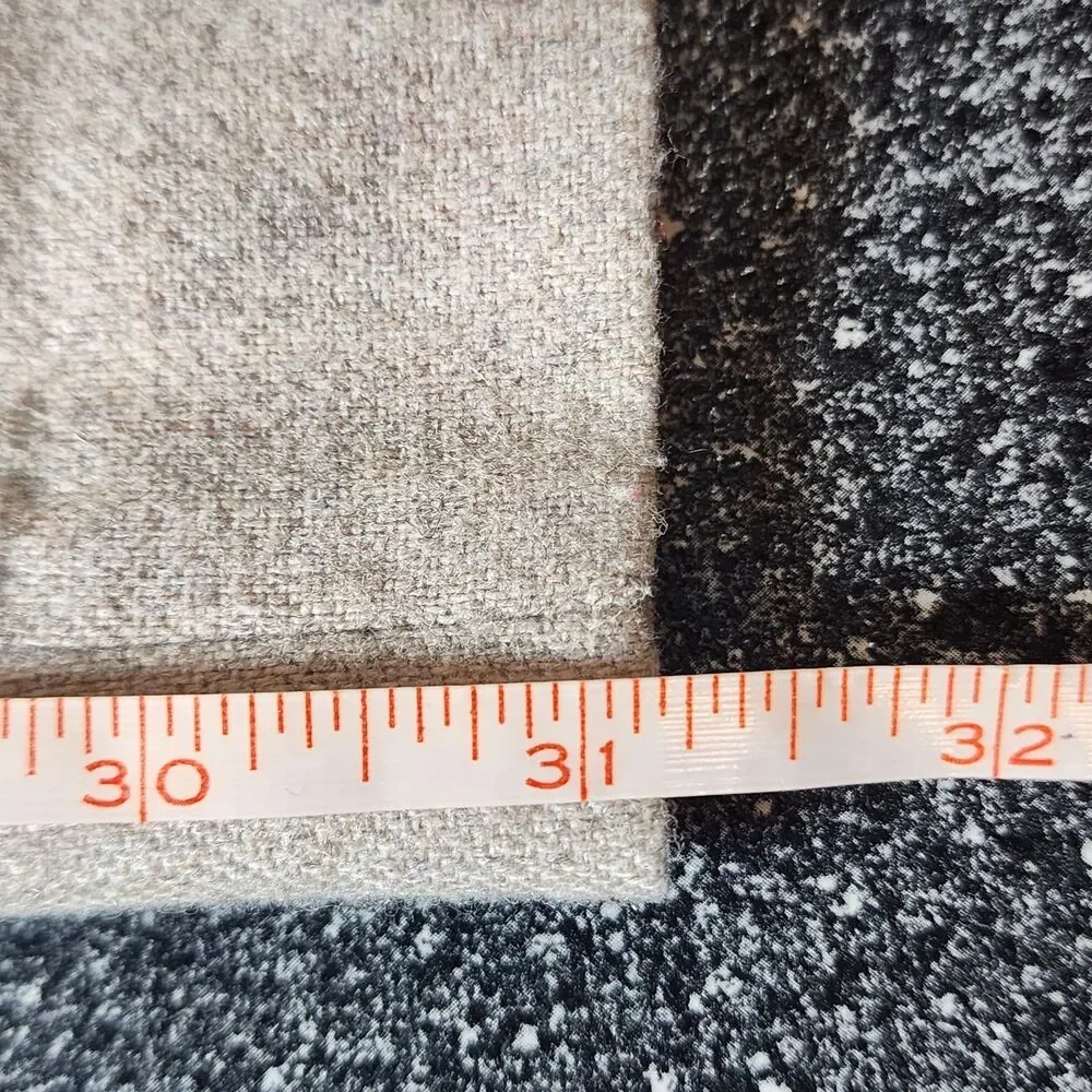 Farah Beige Pleated Dress Pants 42W Wool Blend Twill Classic Fit Straight Office
